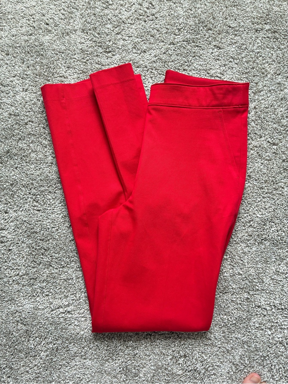 Spanx Women's Supersmooth Perfectfit Flare Red Pants - Picture 13 of 13
